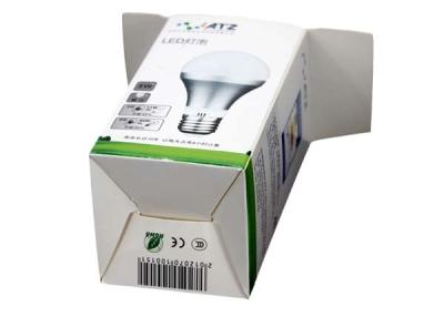 China Folding Small Recycled recycle carton boxes / Rigid Lamp Packaging Box for sale