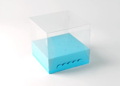 China 0.2mm - 0.35mm Clear Plastic Boxes , Transparent Plastic Chocolate Boxes With Bottom for sale