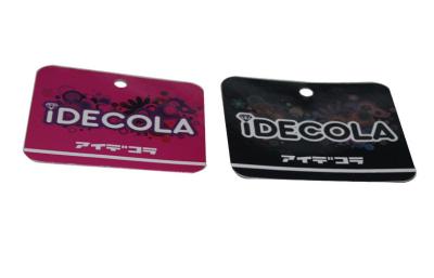 China Promotional Custom Printed Jewelry / Garment Hang Tags With Logo for sale