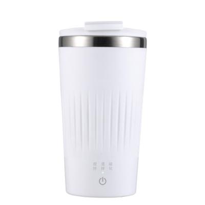 China High Quality PORTABLE FITNESS PORTABLE Magnetic Portable Outdoor Camping Mug Coffee Stainless Steel Automatic Electric Stirring Mug for sale