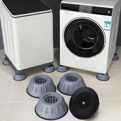 China Anti Vibration Rubber Feet Pads Rubber Mat Slipstop Silent Universal Washing Machine Fridge Furniture Fixed Riser Shock Absorbers Stand for sale