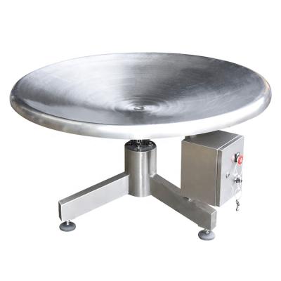 China OEM 1200mm Stable Packing Collecting Table 304 Stainless Steel Rotary Tables for sale