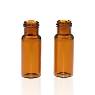 China HPLC 2ml Vial Bottle Threaded Cap Amber Glass Vial Wholesale Sample Vials for sale