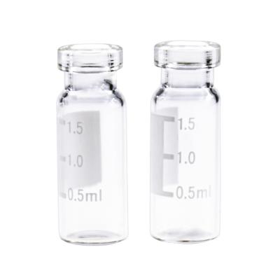 China HPLC Clear And Amber Vial 2ml Screw Vial Labels PP Black Cap Vials for sale