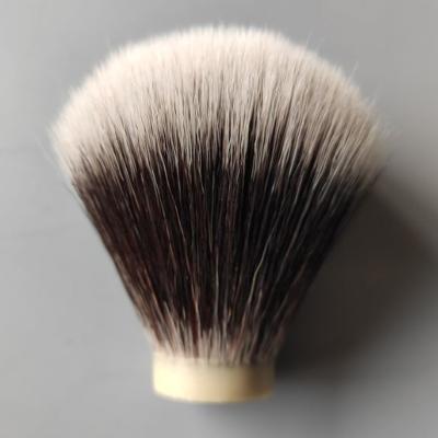 China Dishi Shaving Brush 24mm Imitate Black Badger Hair Synthetic Hair Shaving Brush Knot For Shaving Brush for sale