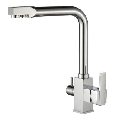 China Rotatable Water Purifier Faucet Square Kitchen Faucet Drinking Water Faucet Water Purification Feature Taps For Kitchen for sale