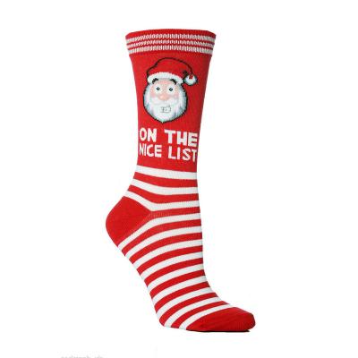 China Anti-pilling new universal personality middle tube sports Christmas elk men's and women's stockings socks Halloween socks for sale