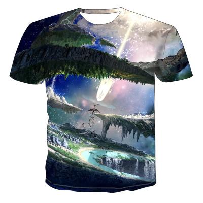 China Custom Printing Xxxxxxl Size Xxxxxxl T-shirt Sport 3d Cotton Breathable OEM ODM Anime Topper Full Color T-shirts For Men for sale