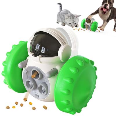 China 2022 Viable Hot Sale Pet Amazon Feeder Slow Feeder Slow Ball Toy Slow Feed Bow Tumbler For Cats Dogs for sale