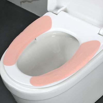 China High Quality Disposable Soft Memory Toilet Seat Cover Foam Padded Washable Self Adhesive Cushions For All Season for sale