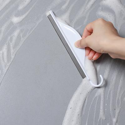 China Viable Window Cleaning Mirror Wiper Scraper Glass Remover With Mini Squeegee Blade for sale