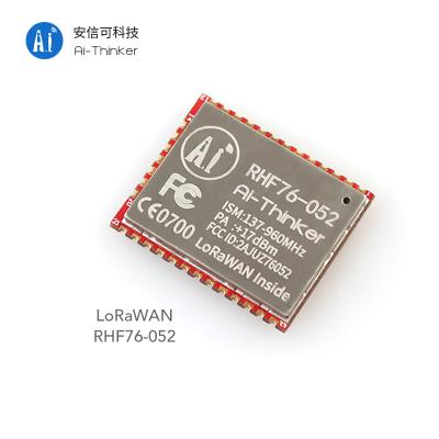 China Home Building Automation Security Systems AI-Thinker New Product SX1278 Chip LoRaWAN Module 433MHz Long Distance Ultra Lora Module RHF76-052 for sale