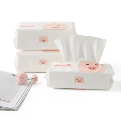 China 230g Meiduola Square Face Square Drawout Cheap Disposable Towel Cotton Soft Towel for sale