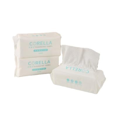 China Disposable Goods Using Keleila Biodegradable Disposable Face Drawout Small Towel for sale