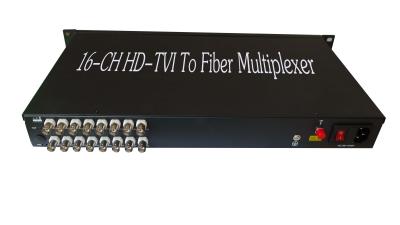 China 16-ch HD-TVI to fiber multiplexer,TVI extender,16-ch TVI extender over fiber,FC/SC connect for sale