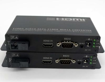 China Ultra HD 4K HDMI Fibre converter with IR Remote control and RS232 data for sale