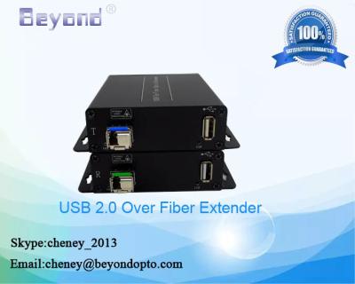 China Long range USB2.0 fiber extender,USB2.0 to fiber converter for 5KM,USB2.0 video to fiber converter for sale