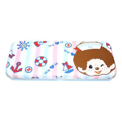 China Gift & Various Craft Stationery Blank Fancy Color Lid Color Tin Box Available Rectangular Pencil for sale