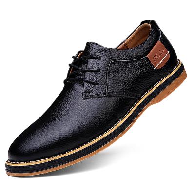 China 2021 Stylish Shoes Durable Office Loafers Casual Business Formal Pu Leather Oxford Men Fashion Male Black for sale