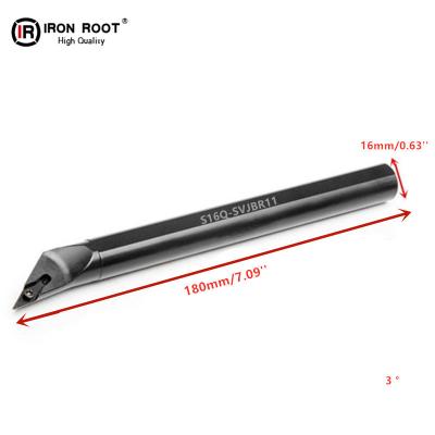 China S16Q-SVJBR/L11 Lathe Carbide Cutter CNC Lathe Machine Tools Internal Turning Tool Holder For VBMT Carbide Insert for sale