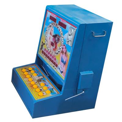 China Metal+Plastic Slot Game Machine Happy Fruit Mario Keyboard Type Customizable Gambling Slots Coin Game Machine Hot Sale To Africa for sale