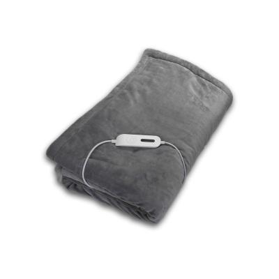 China Hot Sale 100% Polyester Anti Dust Mite Bed Warmer Washable Electric Blanket Heating Blanket Double Under Blanket for sale