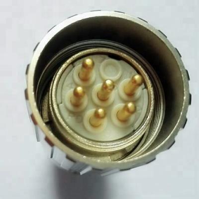 China Circular power and 8 pin signal connector ip68 M23 6 pin connector for sale