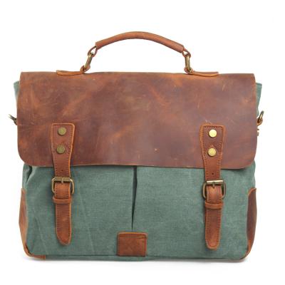 China Vintage / Fashion Fashion Cross - Body Shoulder Bag Canvas Laptop Shoulder Messenger Bag for sale