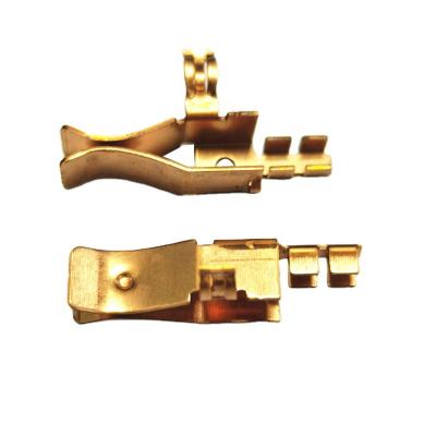 China Universal Outlet Travel Socket Parts Electrical Connection Customized Brass Sockets Electrical Contact Stamping Parts for sale