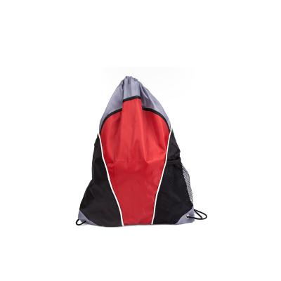 China Ruiding Customized Multifunctional Colorful Sports Eco-friendly Polyester Travel Drawstring Bag Bagpack for sale