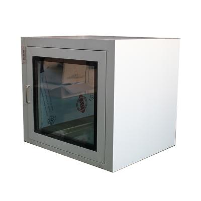 China Factory Clean Room Used Coated Steel / Stainless Steel Static Pass Through Box With CE / GMP for sale