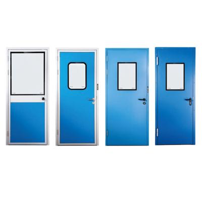 China Traditional Comparable High Quality Varnish Steel Price Steel Clean Door For Clean Room With ISO for sale