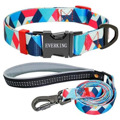 China Manufacturer Viable Best Selling Dog Collar and Leash Set Designer No Pull Dog Harness for sale