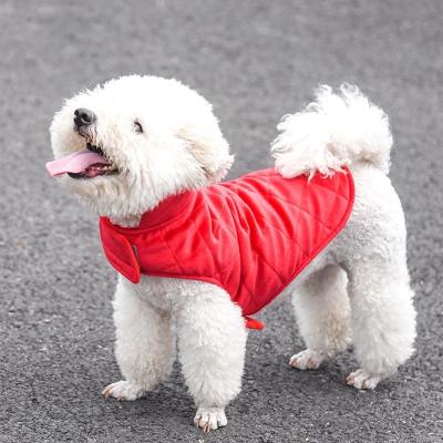 China Sustainable Dog Clothes Warm Coat for Small Large Dogs Puppy Pet Outfits Pet Dog Vest Jacket Clothing Autumn Winter Windproof for sale