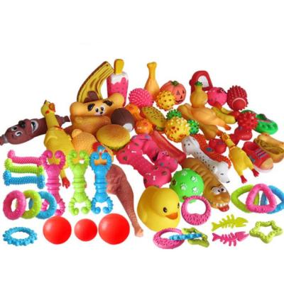 China Viable Wholesale Rubber Pet Toys All Kinds Of Pet Cat And Dog Toys To Soft Squeaky Duct Toy for sale