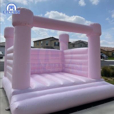 China Ourdoor Inflatable Toys 13'x13 Adults All Bounce White Wedding House With Blower For Wedding Party China Inflatable Factory for sale