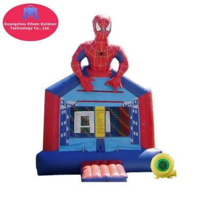 China Ourdoor Toys Commercial Grade Inflatable Spiderman Castle Jumping Inflatable Jumping House Jumper Outdoor Moonwalk For Kid for sale