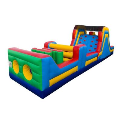 China Ourdoor Inflatable Toys Combine Lane Inflatable Obstacle Course For Sale High Quality Combined Bounce House Inflatable Obstacle Course For Kids for sale