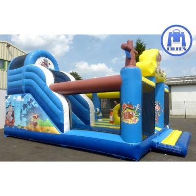 China City Theme Inflatable Toys Ourdoor Toys Bouncer Bounce House Obstacle Course Slides Trampoline Inflatable Games Custom Bouncy Castle for sale