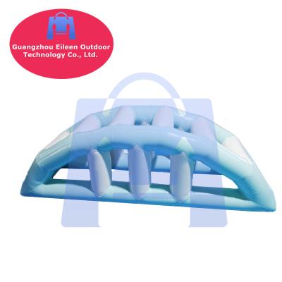 China Ourdoor Inflatable Toys Airtight Shark Viking Seesaw Boat, Inflatable Water Rocker Sport Games, Inflatable Boat For Sale Castle Air Seesaw for sale