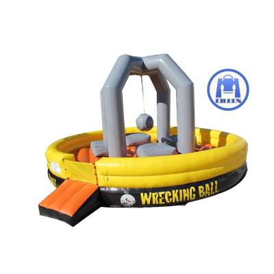 China Ourdoor Inflatable Toys Popular Interactive Game Inflatable Bungees Running Sports Hungry Hippo Chow Down Inflatable Game For Adults And Kids for sale