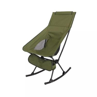 China Ultralight Camping Accessories Fishing Camping Rocking Chair Recliners Ultralight Chairs With Hand Held Bag for sale