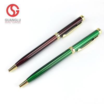 China Promotional Pen OEM ODM Luxury Metal Ballpoint Pens For Office Hotel Business Promotional Gift for sale