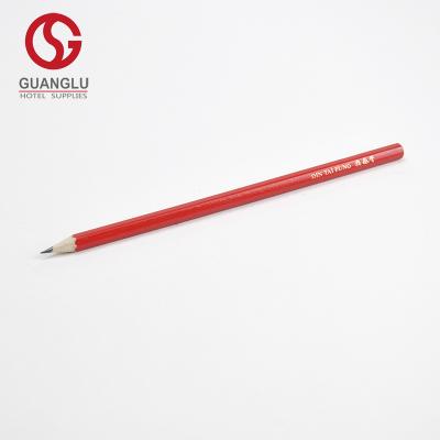 China Promotional Pencil Logo Loose Packing Wooden Pencils Customized Promotional for sale