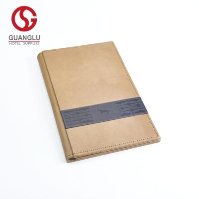 China Stylish Premium Leather Cashier Bill Folder, PU Hotel Restaurant Bill Folder Set for Restaurant for sale