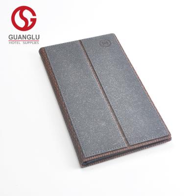 China NEW Design Stylish Hotel Restaurant PU Leather Bill Folder And Menu for sale