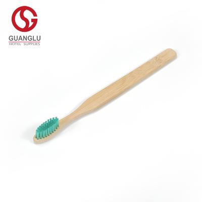 China Disposable Green Best Custom Eco-Friendly Bamboo Toothbrushes for Travel Travel Home for sale