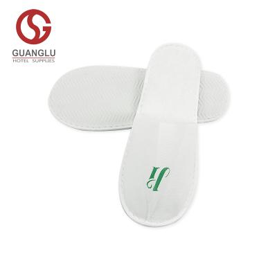 China Wholesale Cheap Travel Hotel SPA Airline House Airbnb China Shoes Closed Toe Hotel Bedroom Bathroom Slippers for sale