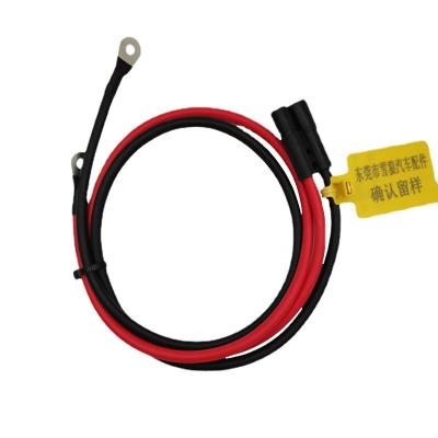 China Snow Plow Truck Parts 2pin PVC Connecting Harness For Winter Service Vehicle / High Quality Customized Power Cord Battery Cable for sale