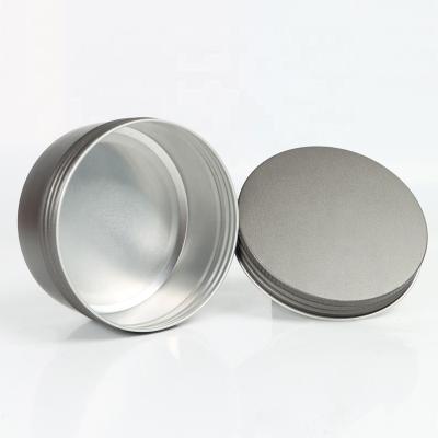 China Food 30ml Lip balm container tin box 1oz silver round tin cans for sale